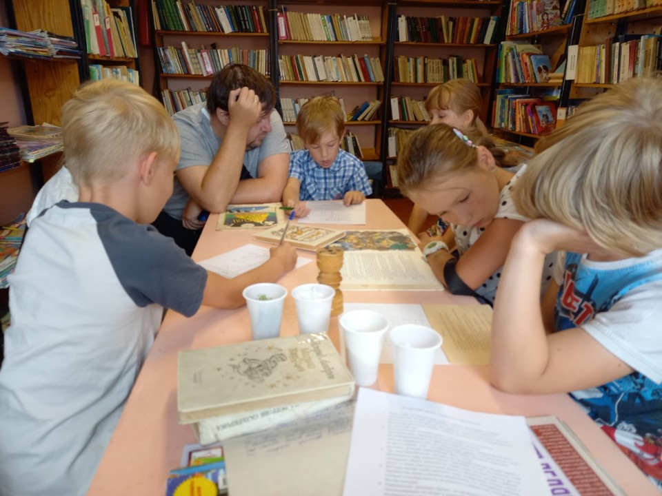 Школа юных сыщиков в библиотеке п. салми